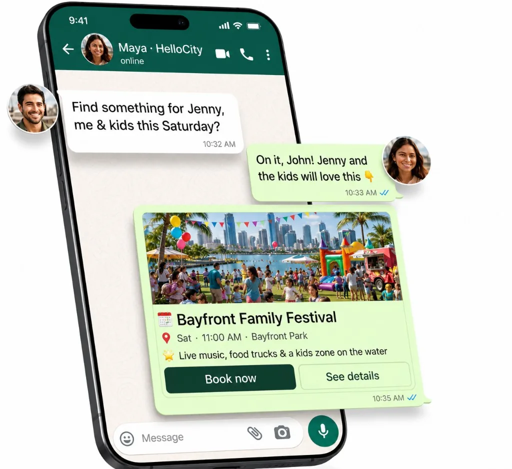 Talk to Maya on WhatsApp